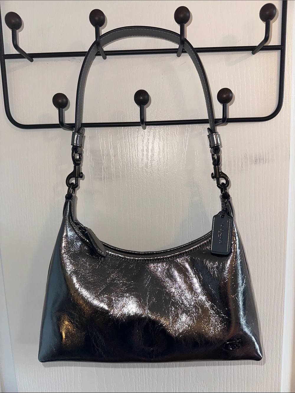 Coach - Juliet Shoulder Bag 25 in Pewter/Anthracite - Picture 5 of 6
